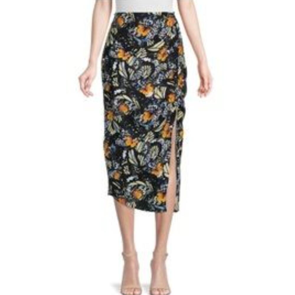 Area Stars Butterfly Skirt rouched side Phoebe Buffay Vibes Boho Fairycore